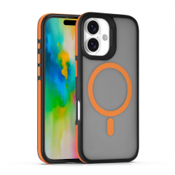  iPhone 17 Magnetic Case MagSafe Compatible - Orange