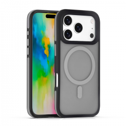   iPhone 17 Pro Max Magnetic Case MagSafe Compatible - Gray