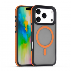  iPhone 17 Pro Max Magnetic Case MagSafe Compatible - Orange