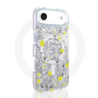  Floral MagSafe Case for iPhone Air – White Magnetic Flower Cover