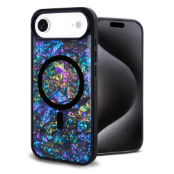  For iPhone Air MagSafe Seashell Case – Glitter Pearlescent Abalone Shell