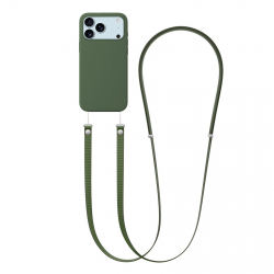  Quick Release Lanyard with Magnetic Head - Adjustable Crossbody Phone Strap Darkgreen