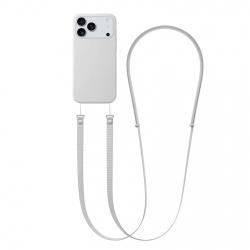  Quick Release Lanyard with Magnetic Head - Adjustable Crossbody Phone Strap White
