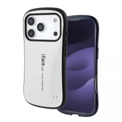 Protective Glossy Case for iPhone 17 Pro Cushioned Curved Edge Design White  Protective Glossy Case for iPhone 17 Pro Cushioned Curved Edge Design White