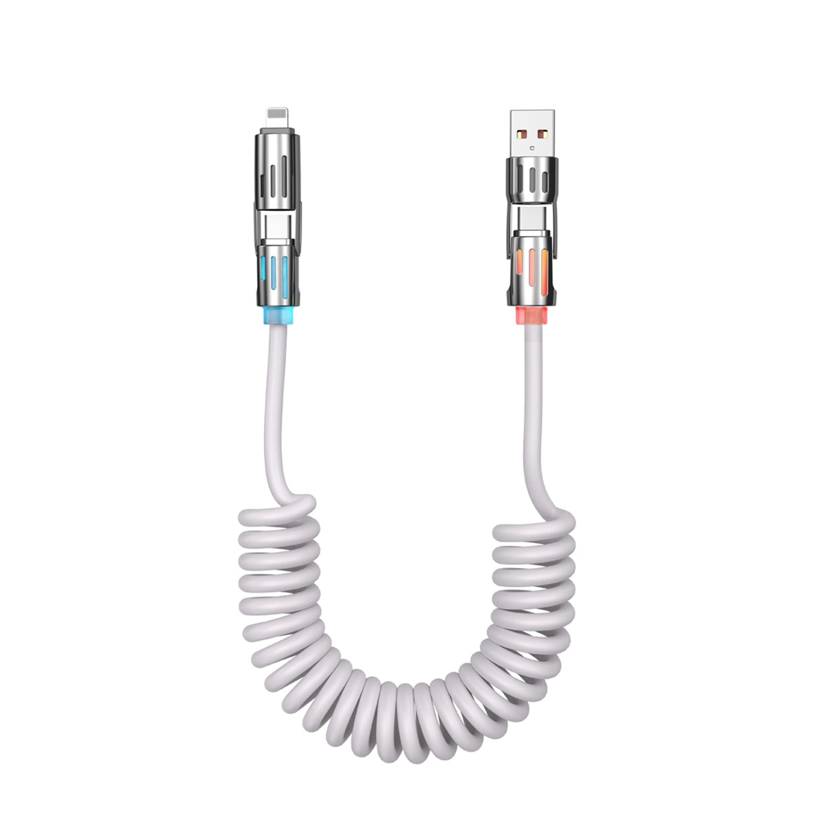 : 2 pack retractable charging cable
