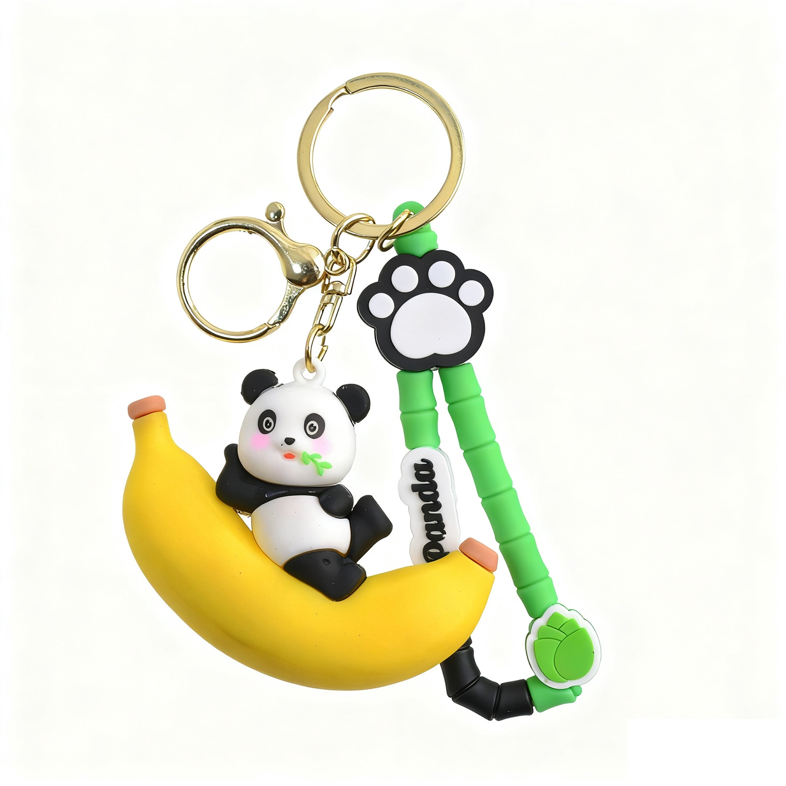 panda phone charm yellow