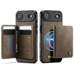  iPhone Air Magnetic Case with Card Holders, Brown