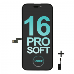 Premium Soft OLED Screen Digitizer Assembly With Portable IC for iPhone 16 Pro (120HZ) iPhone 16 Pro Soft OLED Screen 120Hz