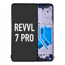 OLED Screen Digitizer Assembly Replacement with Frame for T-Mobile Revvl 7 Pro Revvl 7 screen replacement