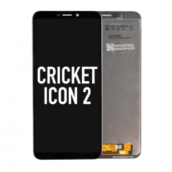 LCD Screen Digitizer Assembly Replacement for Cricket Icon 2 U325AC - Black cricket icon 2 screen replacement