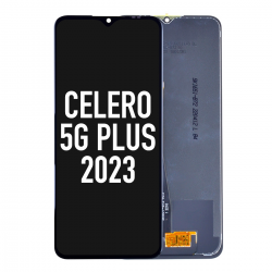 LCD Screen Digitizer Assembly Replacement for Boost Celero 5G Plus 2023 - Black LCD Screen for Boost Celero 5G Plus