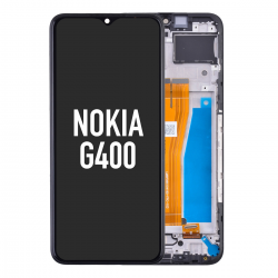 LCD Screen Digitizer Assembly Replacement With Frame for Nokia G400 TA-1530/ 1448/ 1476/ N1530DL LCD Screen Assembly for Nokia G400
