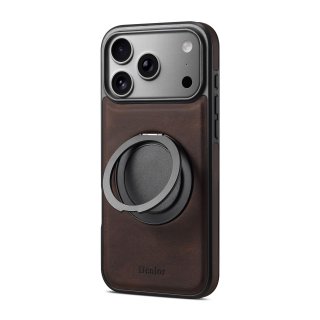 Magnetic Case For iPhone 17 Pro With 360 Rotatable, Brown
