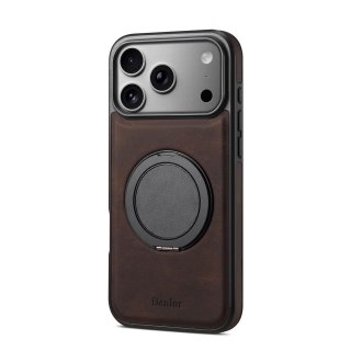 Magnetic Case For iPhone 17  With 360 Rotatable, Brown