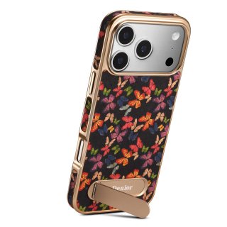 Butterfly Print Kickstand Case for iPhone Air, Black