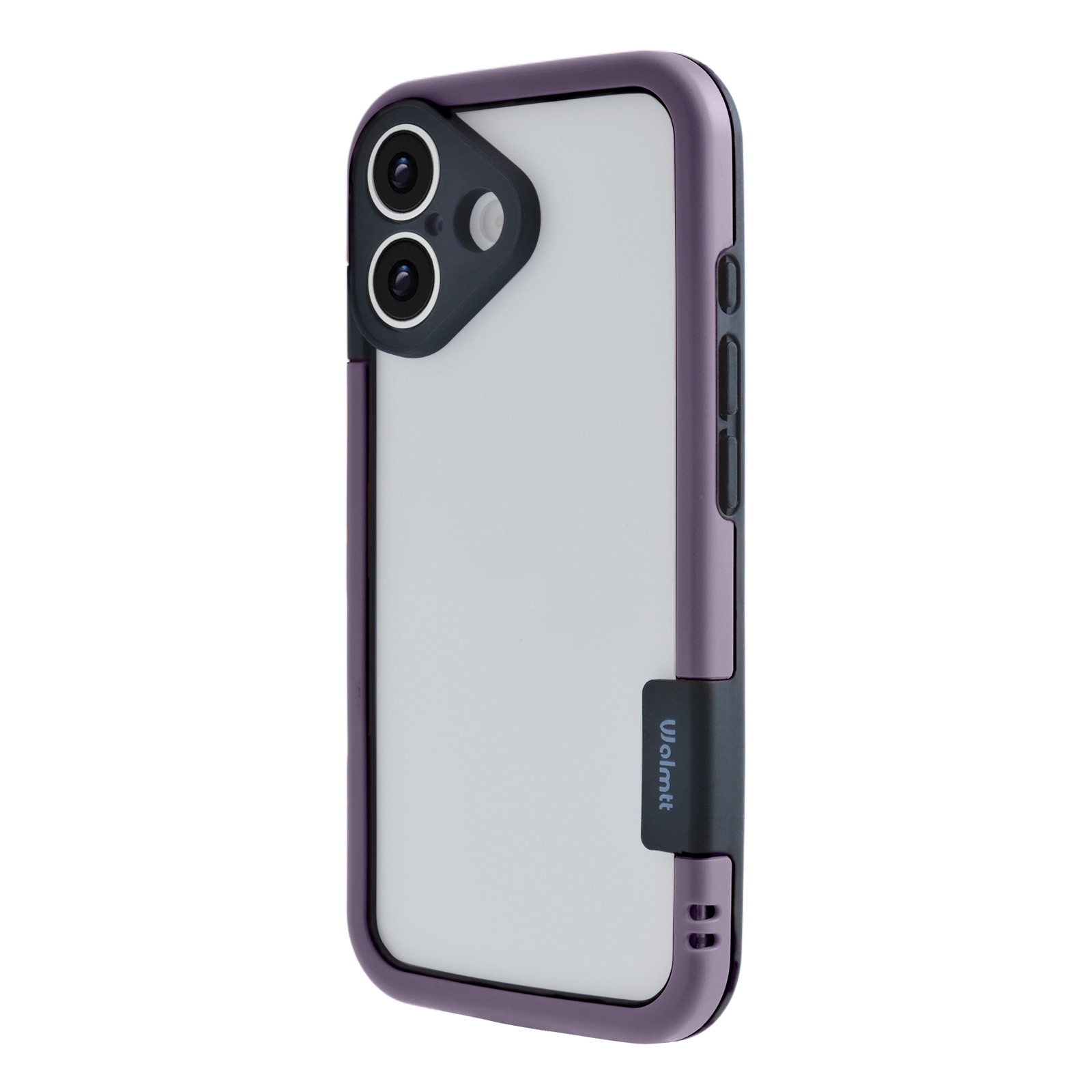 iPhone 16 Premium Color Frame TPU+PC Case, Purple