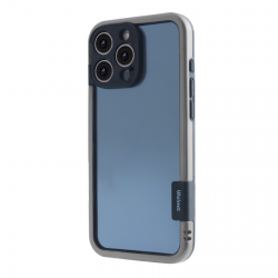  iPhone 16 Pro Premium Color Frame TPU+PC Case, Gray