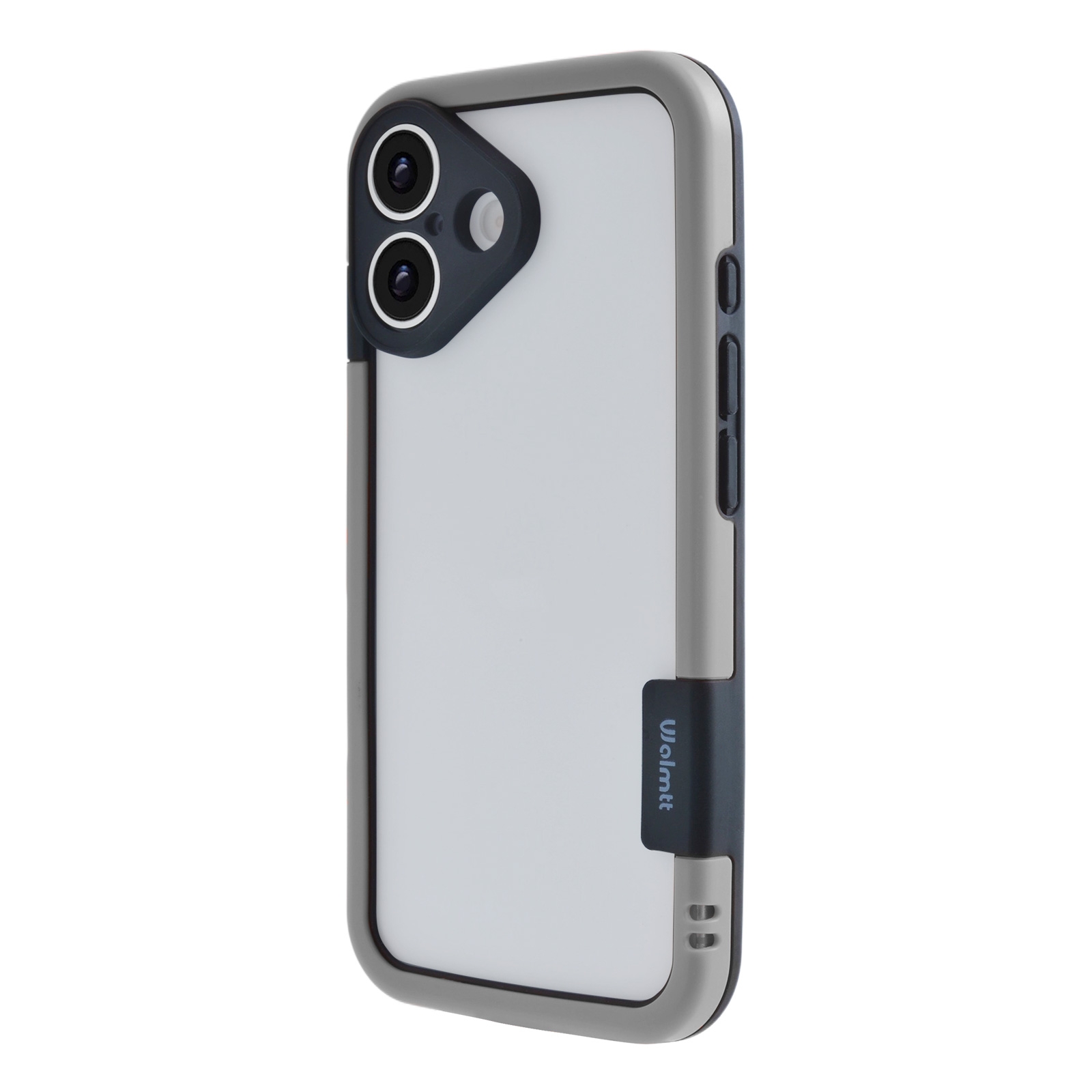 iPhone 16 Plus Premium Color Frame TPU+PC Case, Gray