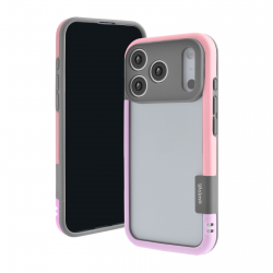 iPhone 17 Pro Max Bicolor Frame TPU+PC Case Pink/Purple