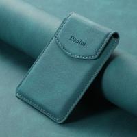  PU Skin-Feel Material N52 Magnetic RFID Blocking Card Holder, Blue