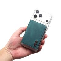  PU Skin-Feel N52 Magnetic RFID Blocking Large-Capacity Wallet Card Holder, Black