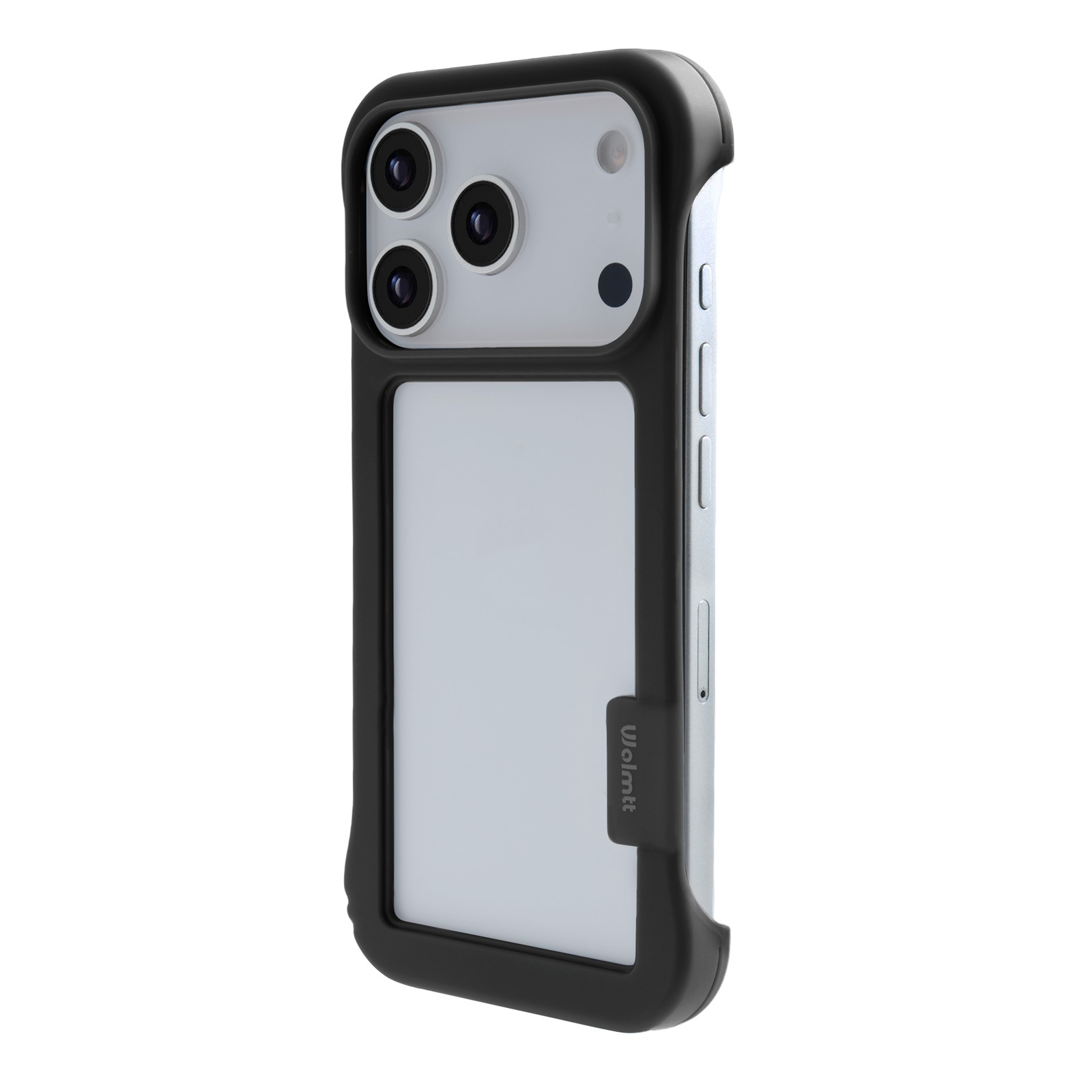 iPhone 17 Pro Max Frame Case with Vented Back for Enhanced Cooling, Black