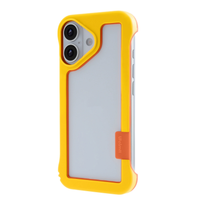 iPhone 17 Frame Case with Vented Back for Enhanced Cooling, Yellow iPhone 17 Frame Case with Vented Back for Enhanced Cooling, Yellow