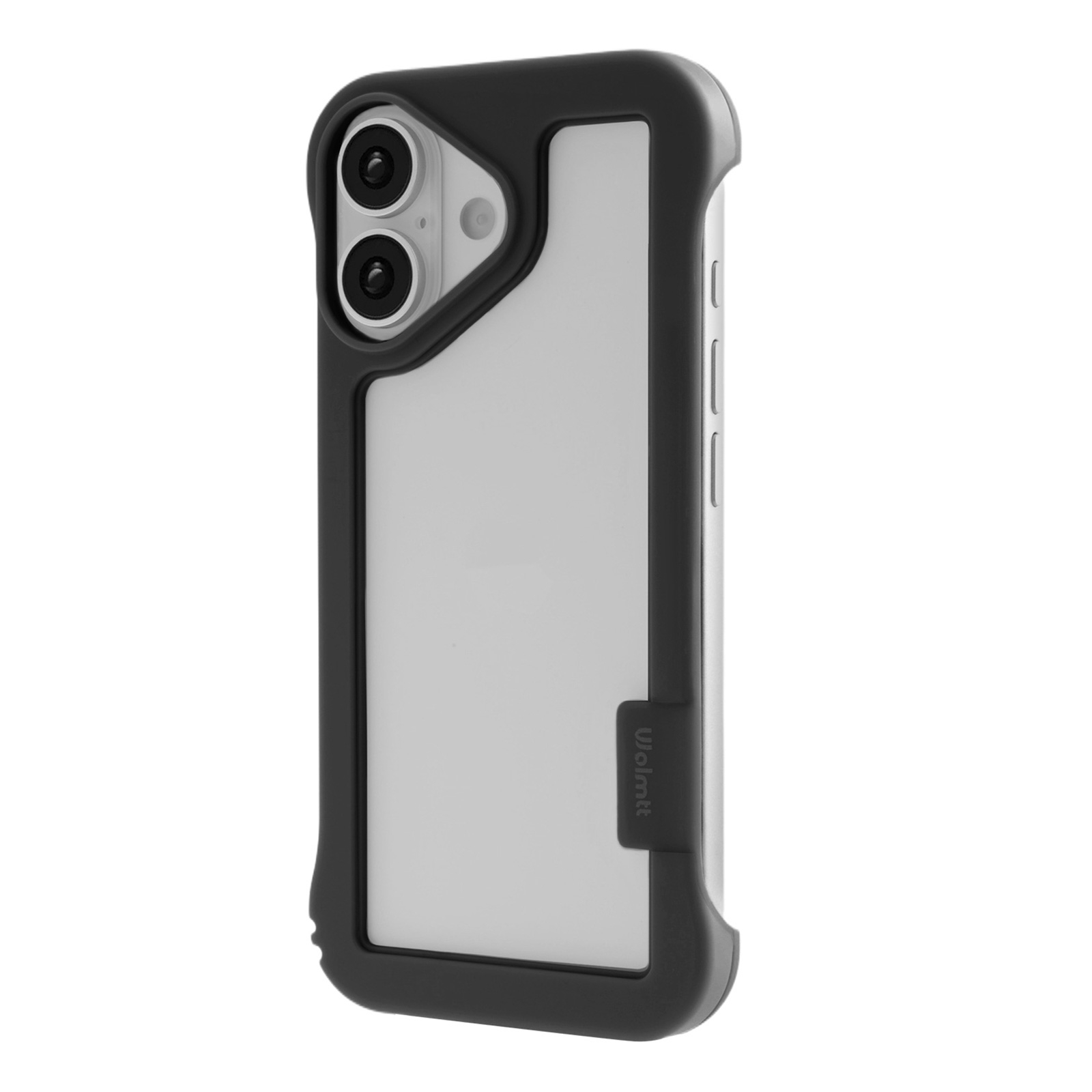 iPhone 16 Plus Frame Case with Vented Back for Enhanced Cooling, Black
