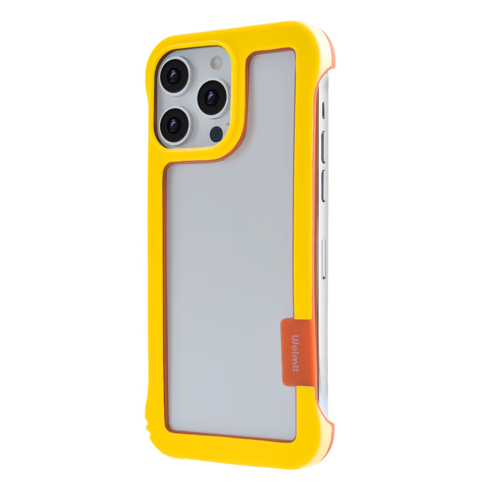 iPhone 16 Pro Frame Case with Vented Back for Enhanced Cooling, Yellow