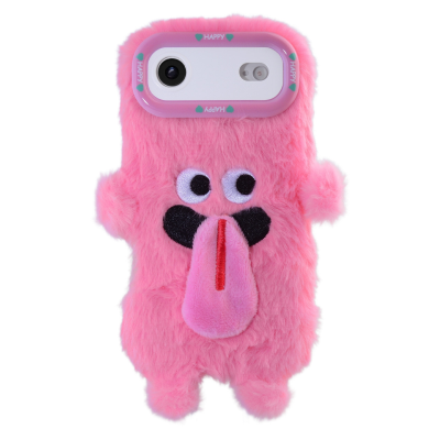 iPhone Air Plush Tongue Monster Phone Case, Pink iPhone Air Plush Tongue Monster Phone Case, Pink