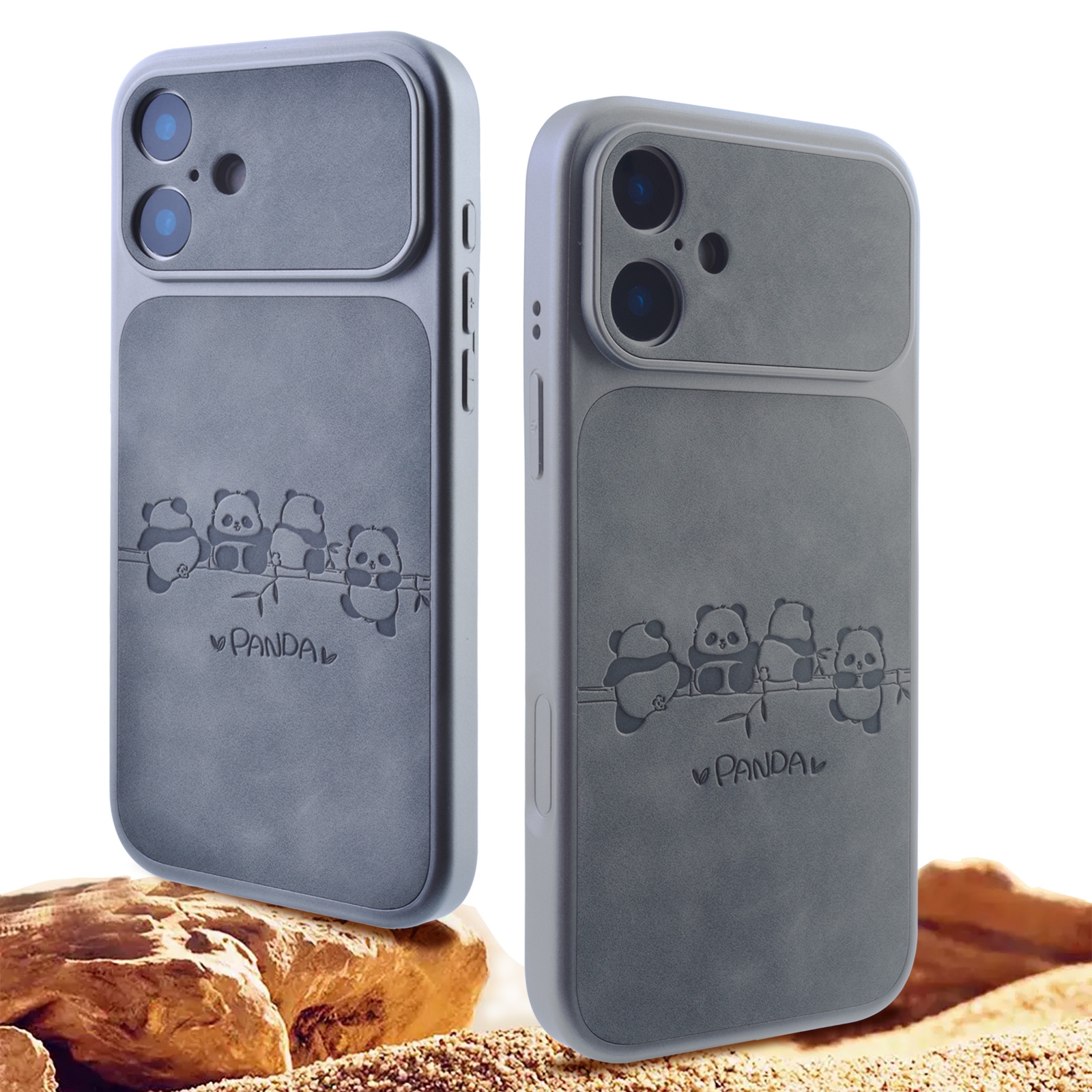 cute cartoon panda print on phone case - gary