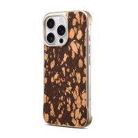  Granular Pattern Frameless Magnetic Case for iPhone 16 Pro Max, Black