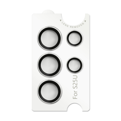  Pro+ Eagle Eye Camera Lens Protector for Samsung Galaxy S25 Ultra 5G S938 - Titanium Silverblue/ Titanium Whitesilver