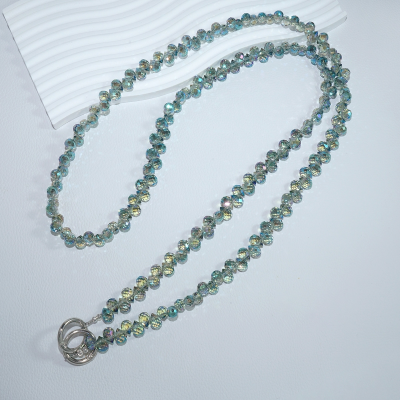 Artificial Strawberry-Shaped Crystal Crossbody Phone Lanyard, Green Artificial Strawberry-Shaped Crystal Crossbody Phone Lanyard, Green