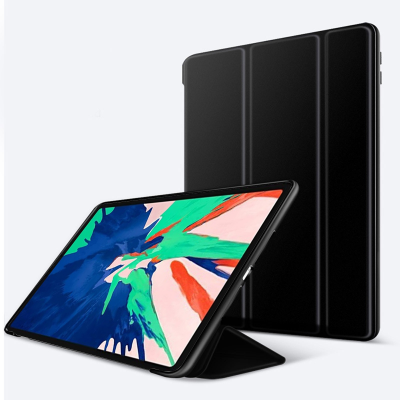 Slim Flip iPad Cover - Foldable Stand Function Front Cover for iPad Pro 11 Inch 2024/2025, Black Slim Flip iPad Cover - Foldable Stand Function Front Cover for iPad Pro 11 Inch 2024/2025, Black