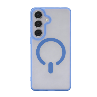  Matte Anti-Fingerprint Magnetic Phone Case for S26, Blue