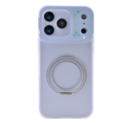 2-in-1 Charging Case and Rotatable Stand for iPhone 17 Pro Max with Aesthetic Dandelion Design