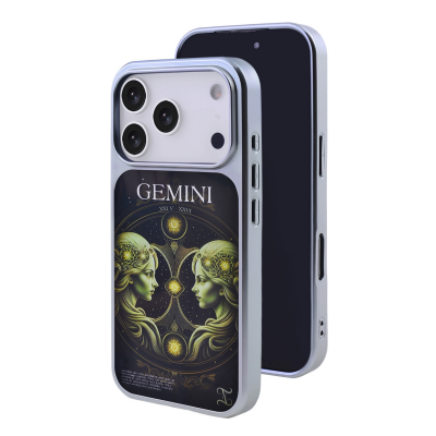  Gemini Zodiac Magnetic Phone Case for iPhone 17 Pro Max
