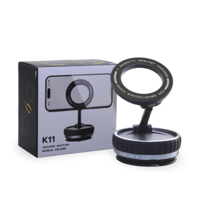 black MagSafe car mount