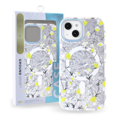 floral magsafe case iphone 15