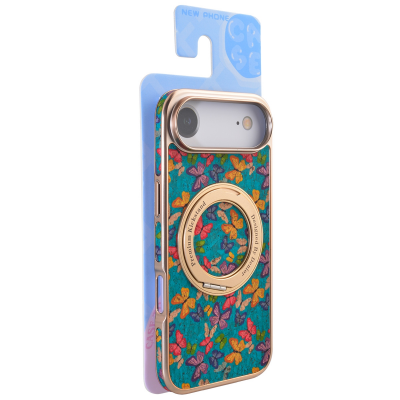  iPhone Air Butterfly Case - 2 in 1 Shockproof Bumper Protective Cover Dark Green