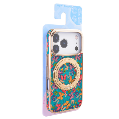  iPhone 17 Pro Butterfly Case - 2 in 1 Shockproof Bumper Protective Cover Dark Green