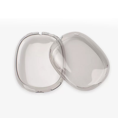 Slim Soft Protective Cover for AirPods Max 1/2 - Minimalist Translucent Design, Black