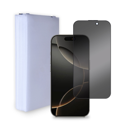Privacy tempered glass screen protector wholesale 10 pack for iPhone 17