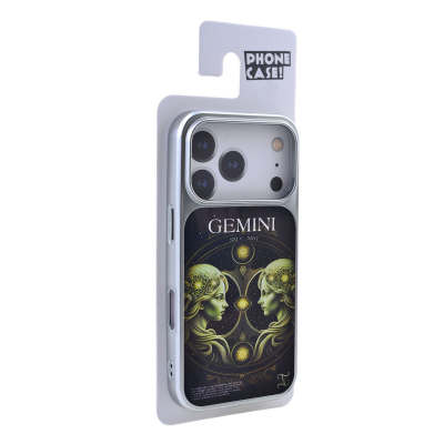 iphone 17 pro max gemini zodiac print magsafe compatible case