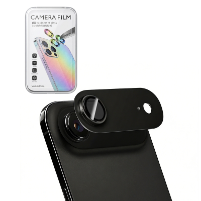 Matte Metal Camera Lens Protector for iPhone Air, Black