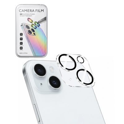 Full Cover Camera Lens Protector for iPhone 15/15 Plus
