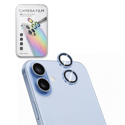 Mist Blue iPhone 17 camera lens protector 