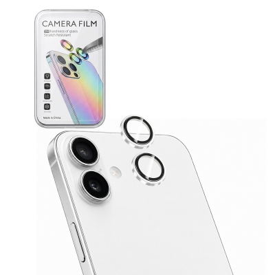 White iPhone 17 camera lens protector,