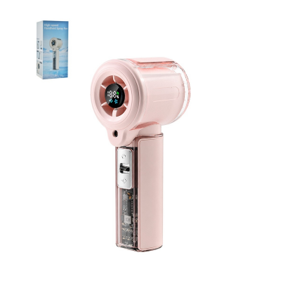 High-Speed Handheld Spray Fan, Pink